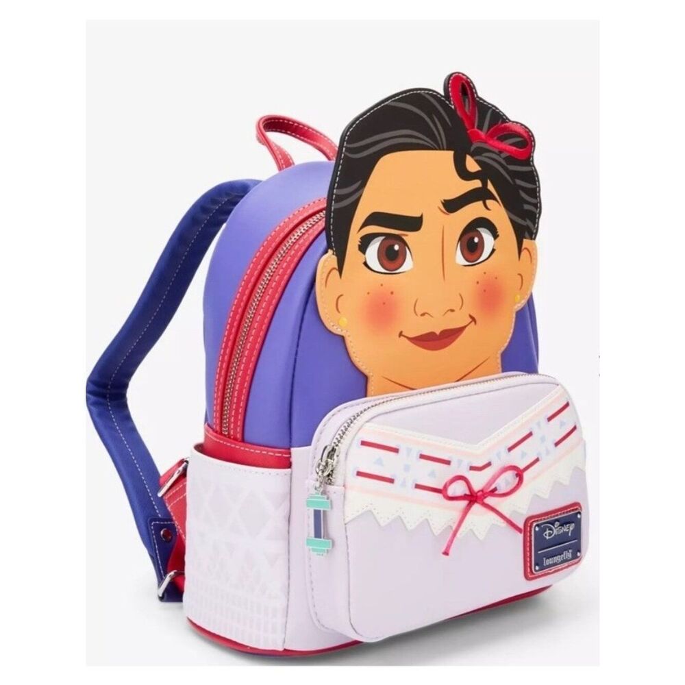 Loungefly Disney Encanto Luisa Madrigal Cosplay Mini Backpack NWT 2023 Exclusive - Picture 2 of 6